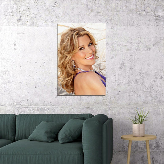Vanna White Tv Presenter Cinema Actor Poster Wall Art Print Home Wall Decor - xonomax