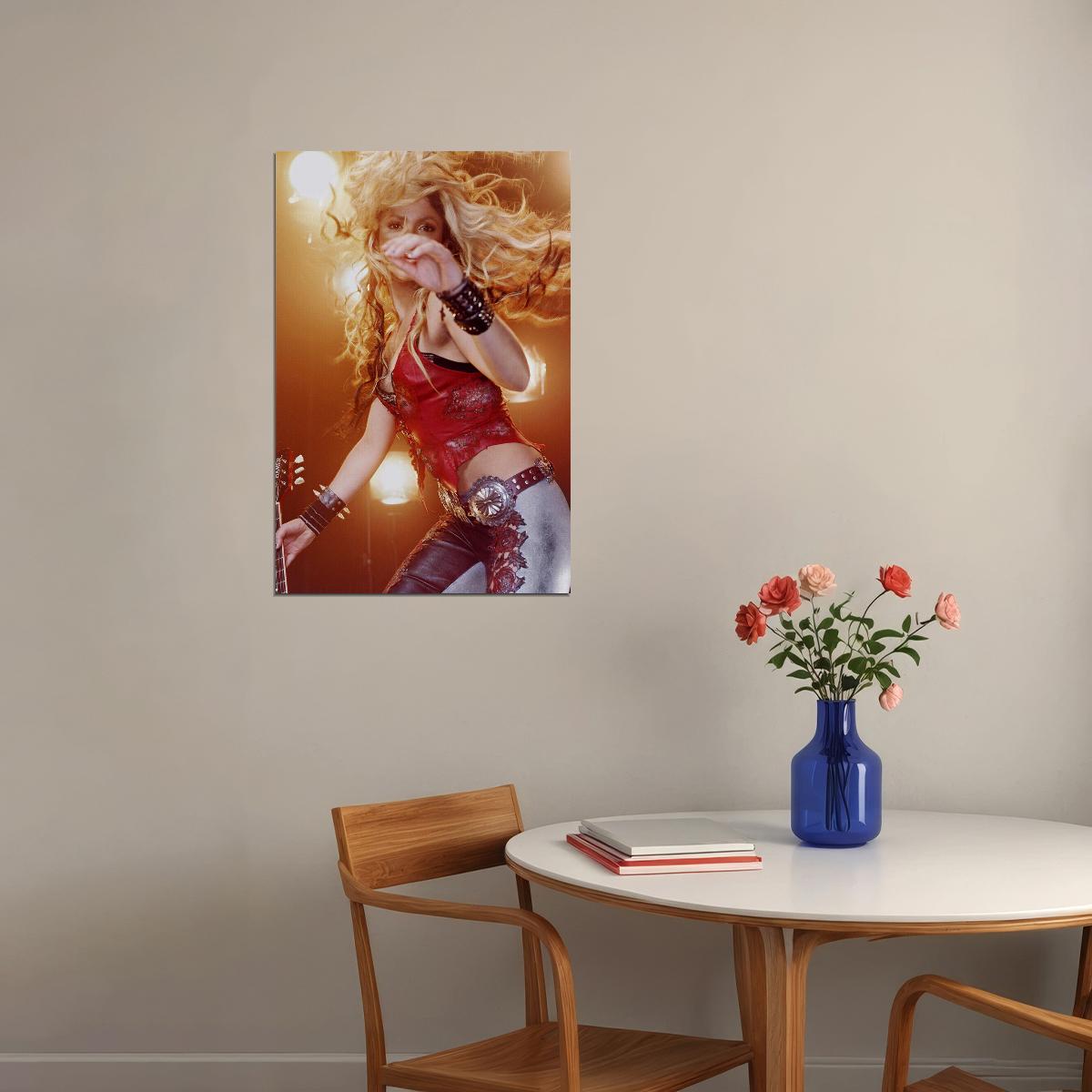 Shakira Celebrity Musician Singer Dancer Poster Wall Art Print Home Wall Decor - xonomax