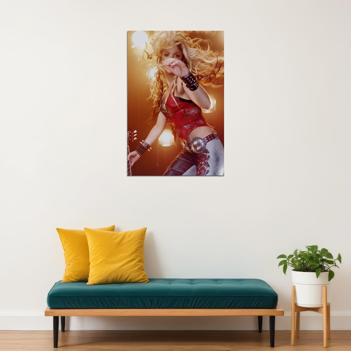 Shakira Celebrity Musician Singer Dancer Poster Wall Art Print Home Wall Decor - xonomax