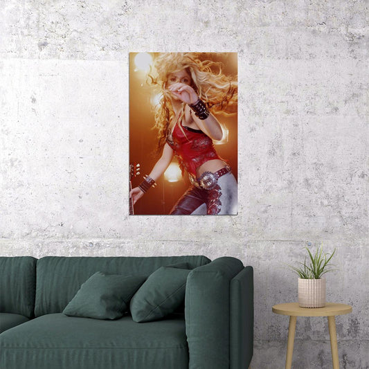 Shakira Celebrity Musician Singer Dancer Poster Wall Art Print Home Wall Decor - xonomax
