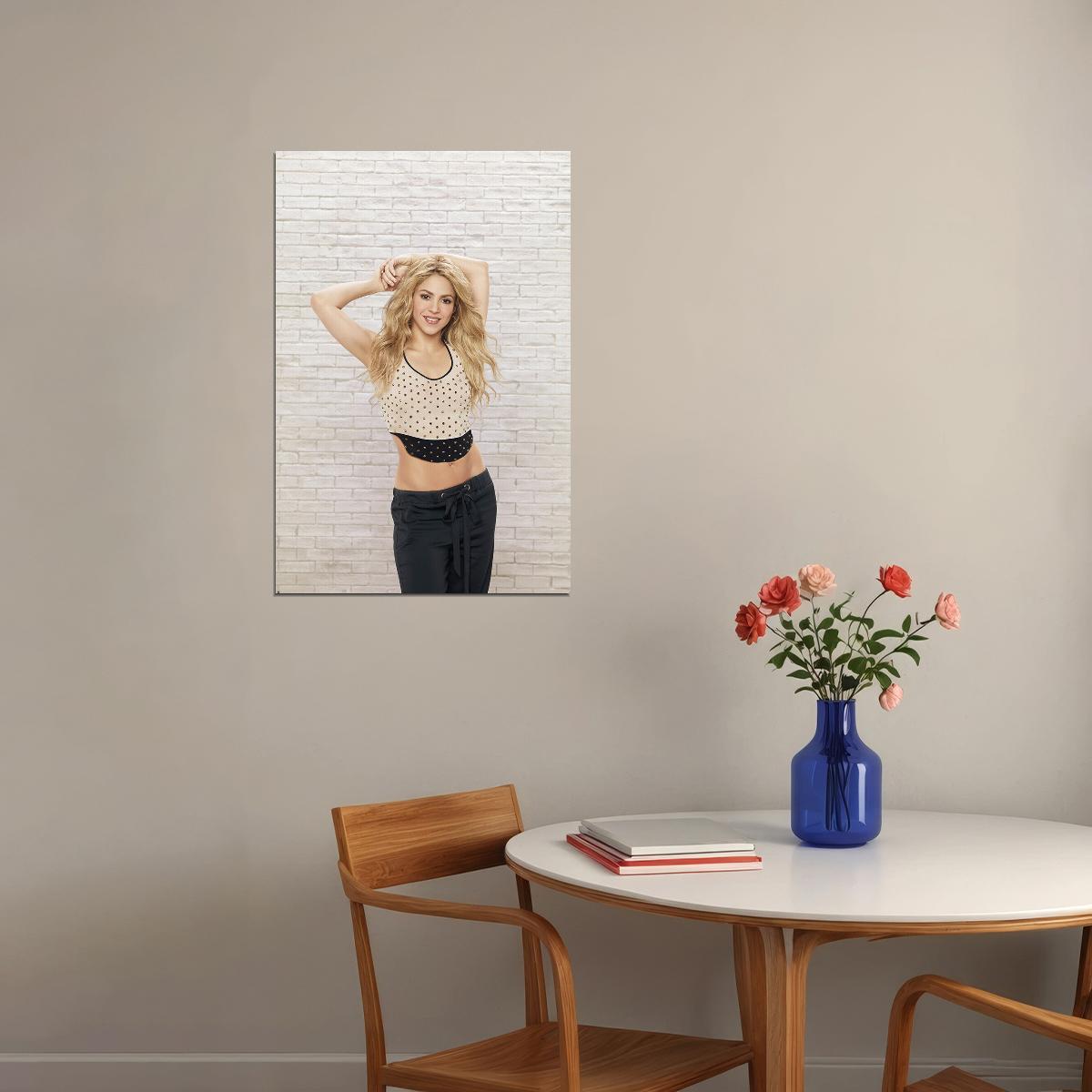 Shakira Celebrity Female Singer Record Producer Poster Wall Art Print Home Wall Decor - xonomax