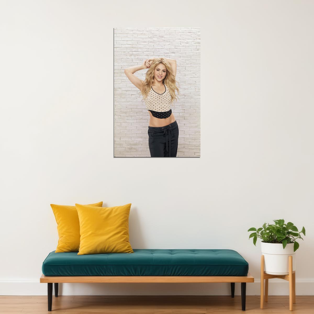 Shakira Celebrity Female Singer Record Producer Poster Wall Art Print Home Wall Decor - xonomax
