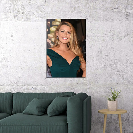 Blake Lively Celebrity Tv Series Actress Artist Poster Wall Art Print Home Wall Decor - xonomax