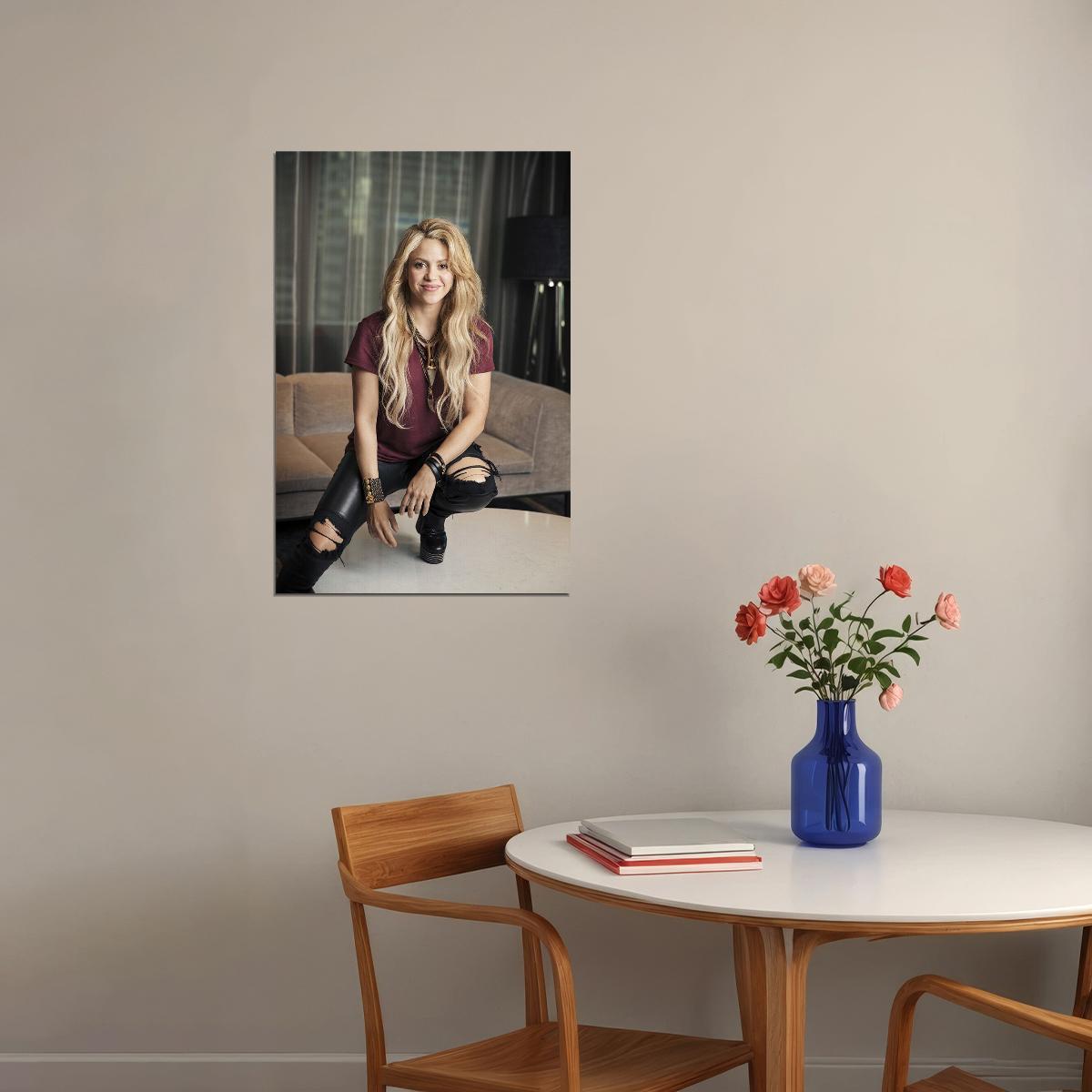 Shakira Celebrity Singer Record Producer Song Poster Wall Art Print Home Wall Decor - xonomax