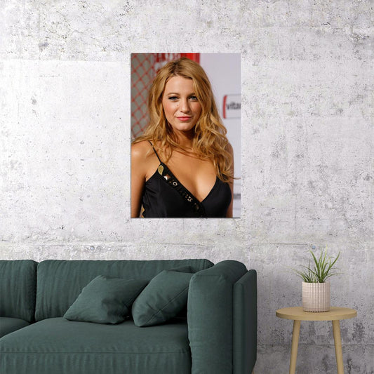 Blake Lively Celebrity Movie Actor Artist Poster Wall Art Print Home Wall Decor - xonomax