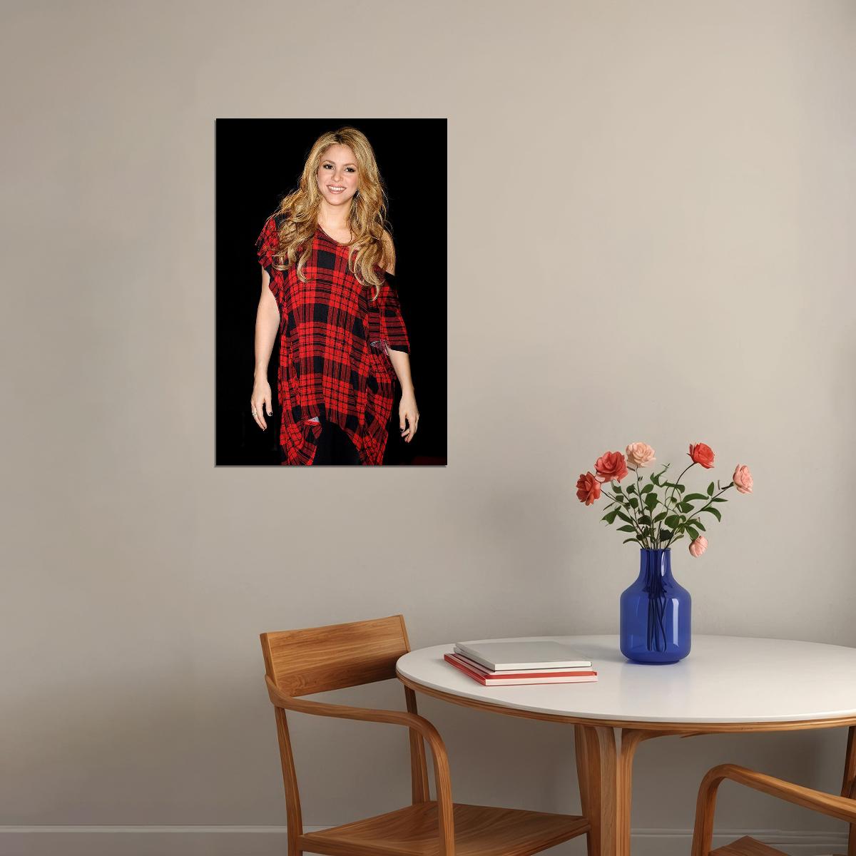 Shakira Celebrity Singer Record Producer Dancer Poster Wall Art Print Home Wall Decor - xonomax