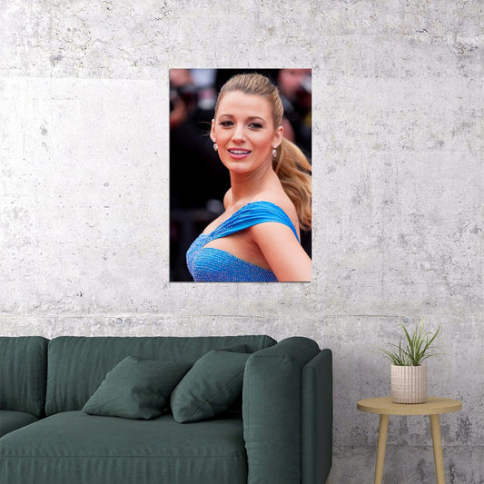 Blake Lively Celebrity Cinema Actor Artist Poster Wall Art Print Home Wall Decor - xonomax