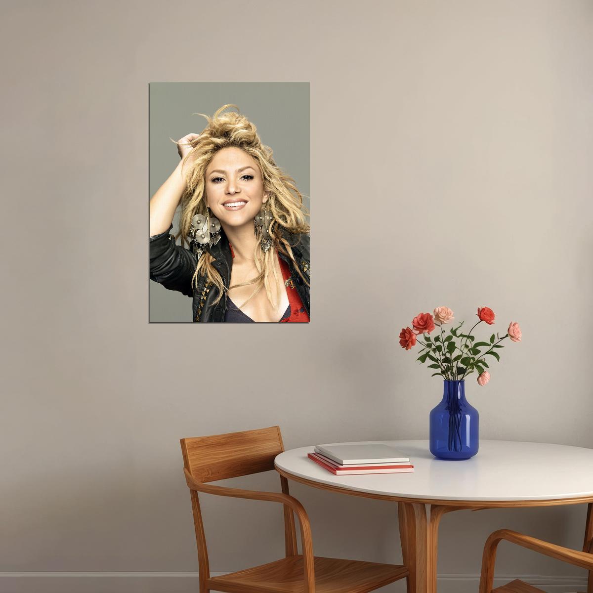 Shakira Celebrity Singer Record Producer Dancer Poster Wall Art Print Home Wall Decor - xonomax