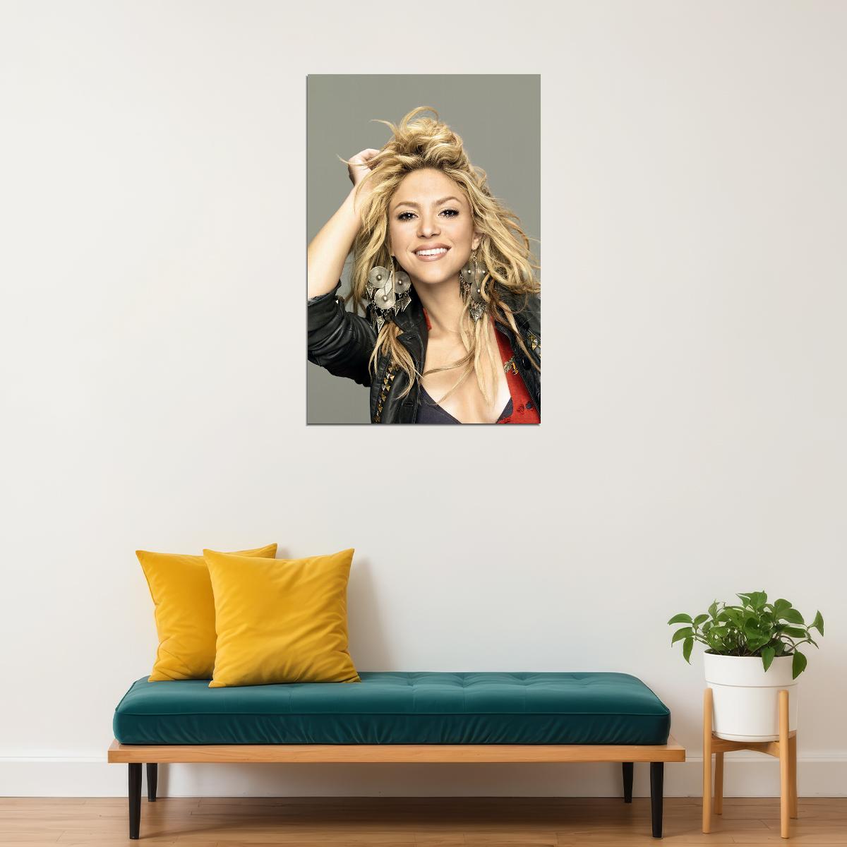 Shakira Celebrity Singer Record Producer Dancer Poster Wall Art Print Home Wall Decor - xonomax