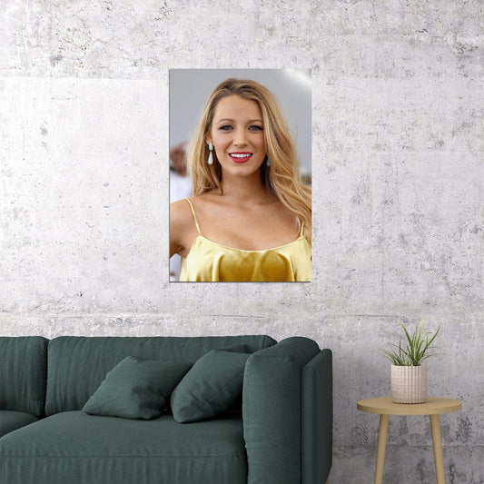 Blake Lively Celebrity Cinema Actress Artist Poster Wall Art Print Home Wall Decor - xonomax