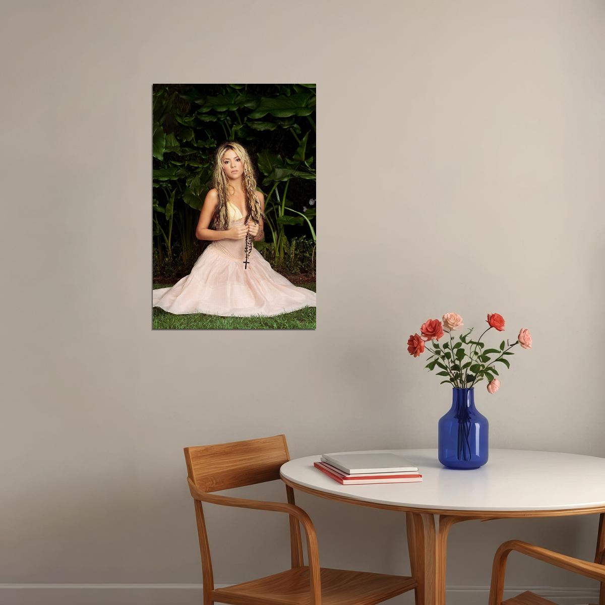 Shakira Celebrity Musician Record Producer Dancer Poster Wall Art Print Home Wall Decor - xonomax