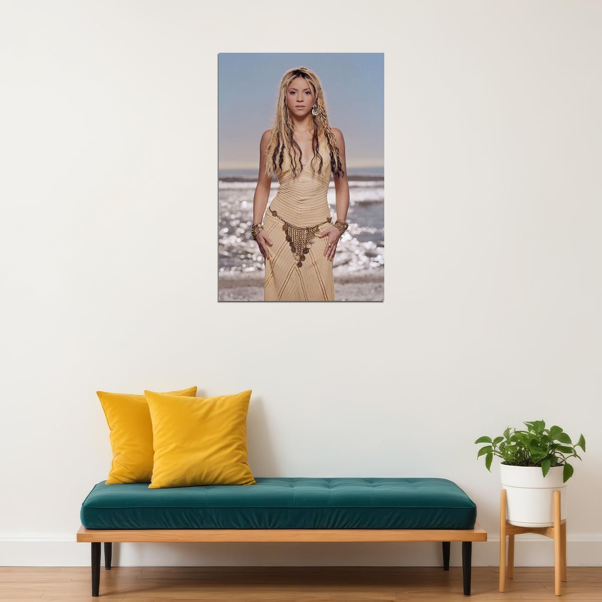 Shakira Celebrity Musician Record Producer Album Poster Wall Art Print Home Wall Decor - xonomax