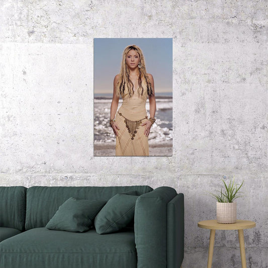 Shakira Celebrity Musician Record Producer Album Poster Wall Art Print Home Wall Decor - xonomax