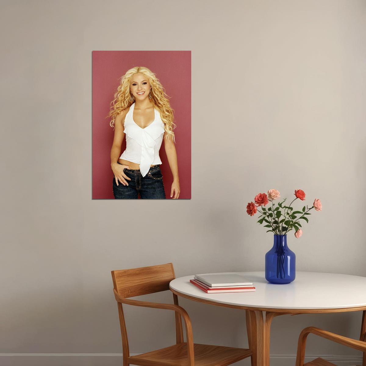 Shakira Celebrity Musician Record Producer Poster Wall Art Print Home Wall Decor - xonomax