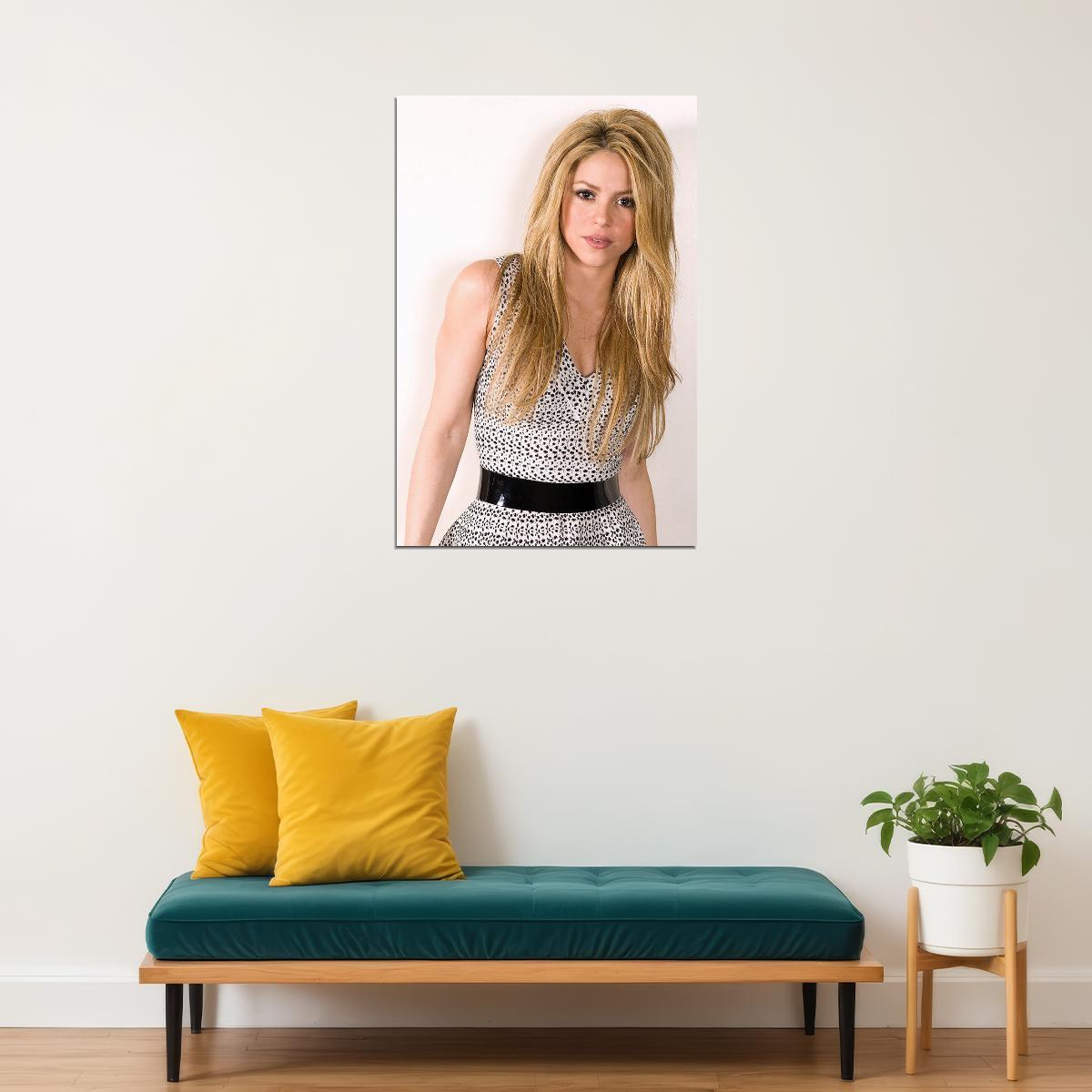 Shakira Celebrity Musician Record Producer Dancer Poster Wall Art Print Home Wall Decor - xonomax