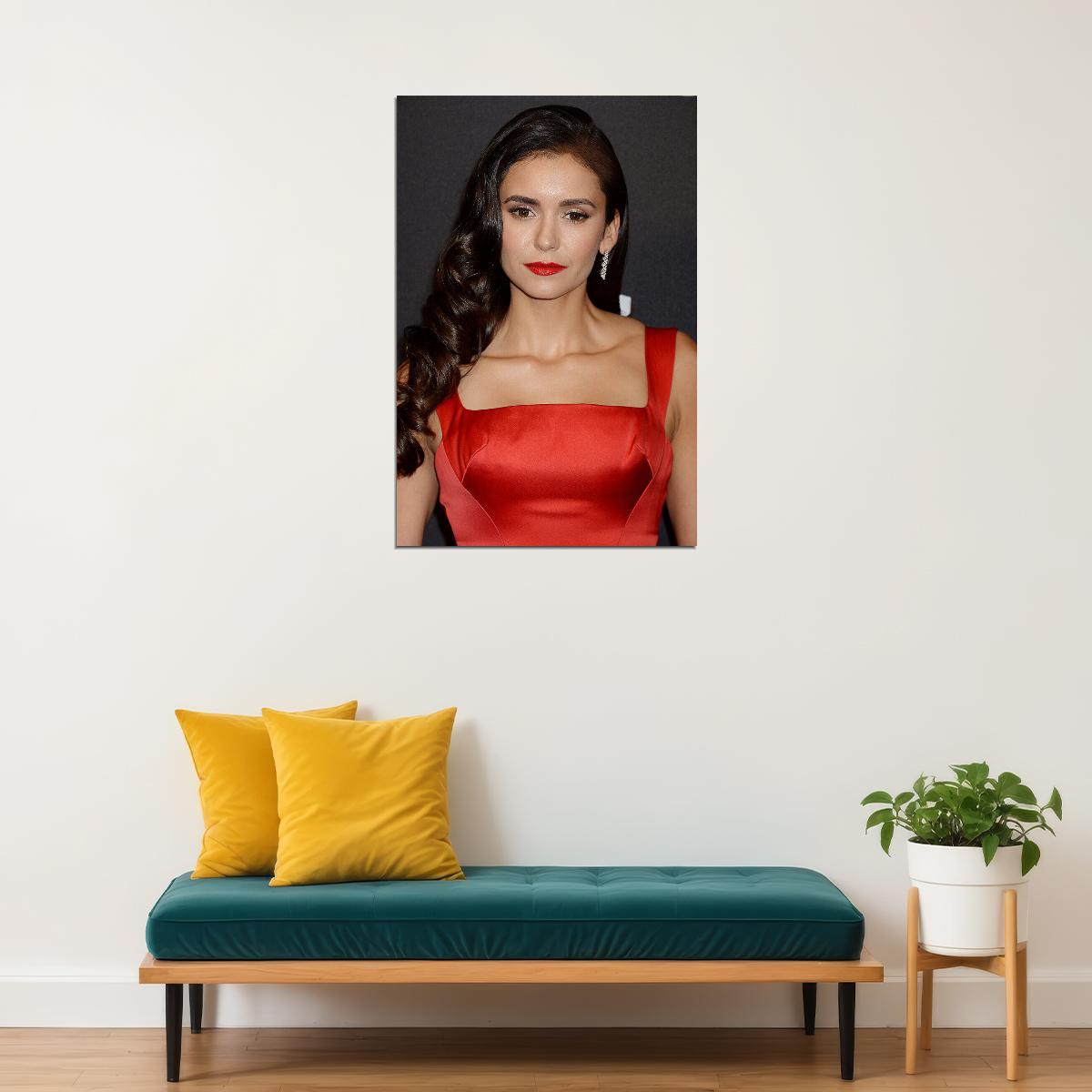 Nina Dobrev Cinema Actor Fashion Model Poster Wall Art Print Home Wall Decor - xonomax