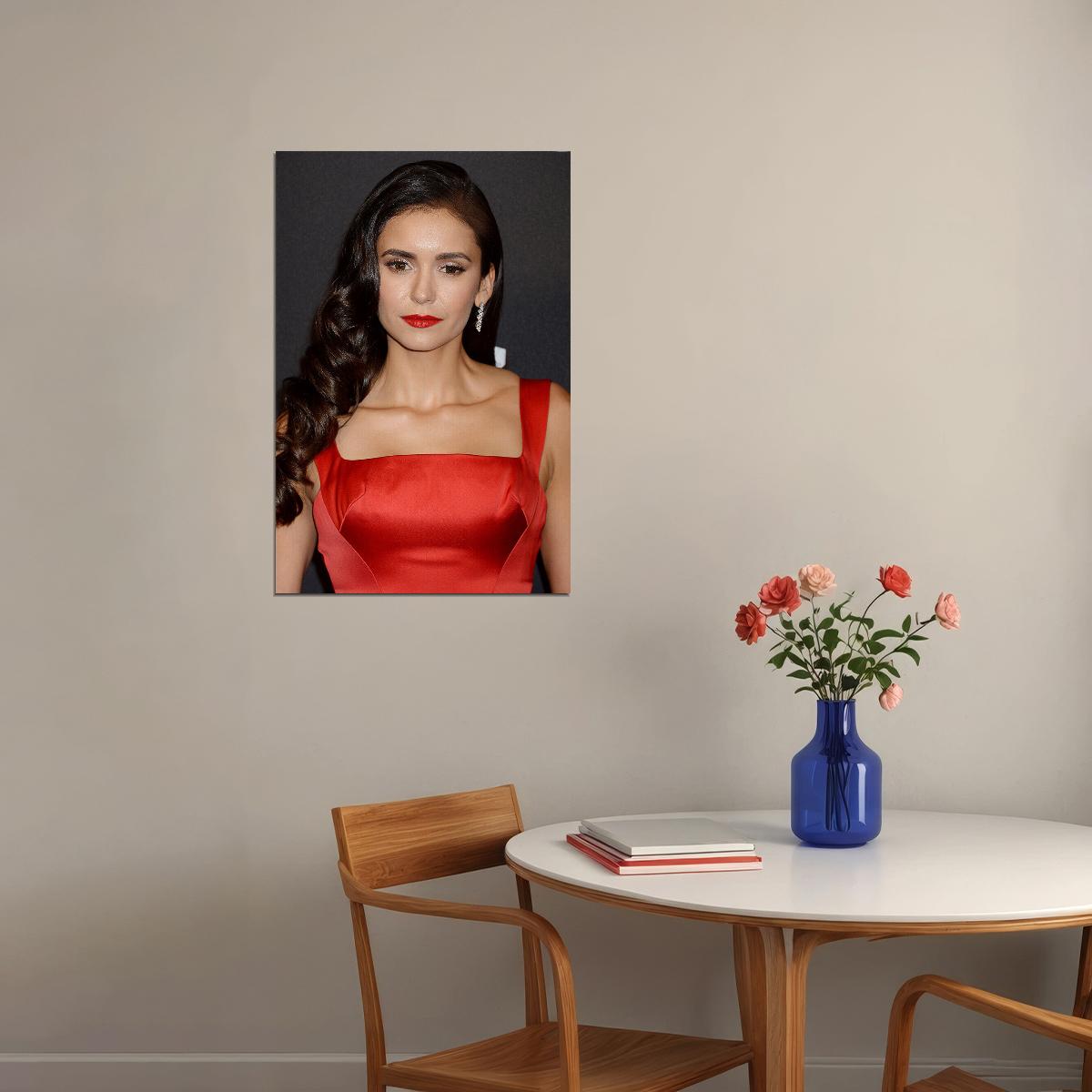 Nina Dobrev Cinema Actor Fashion Model Poster Wall Art Print Home Wall Decor - xonomax