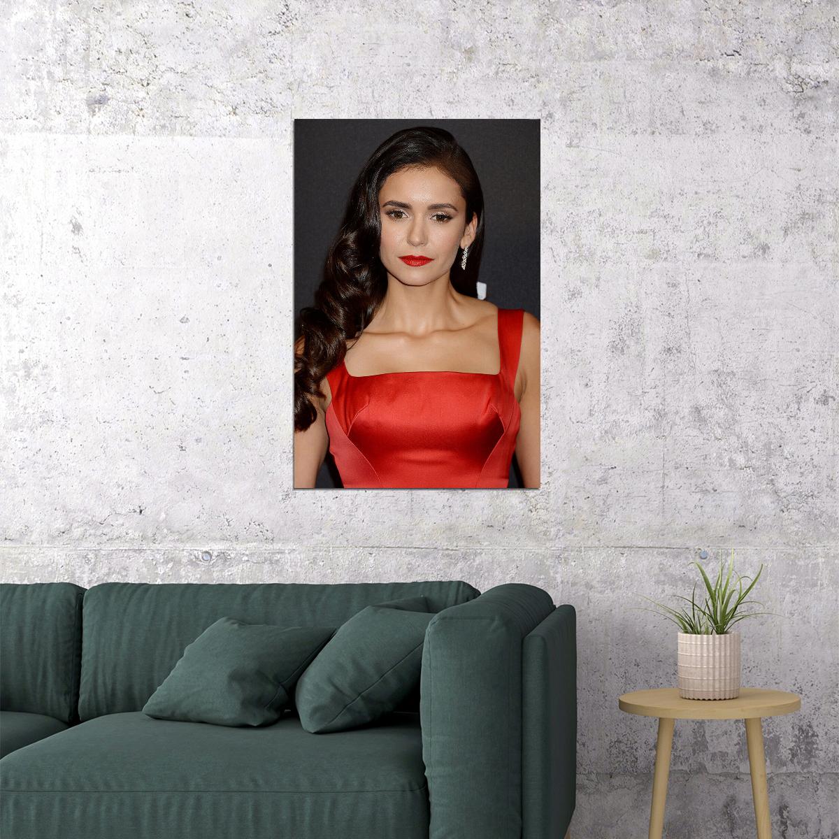 Nina Dobrev Cinema Actor Fashion Model Poster Wall Art Print Home Wall Decor - xonomax