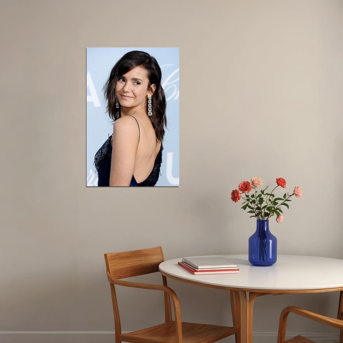 Nina Dobrev Celebrity Cinema Actor Model Poster Wall Art Print Home Wall Decor - xonomax