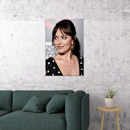 Dakota Johnson Celebrity Cinema Actor Model Poster Wall Art Print Home Wall Decor - xonomax