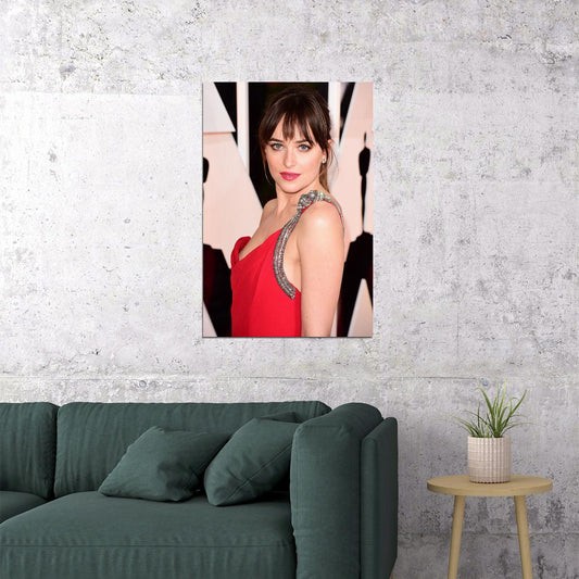 Dakota Johnson Celebrity Cinema Actress Model Poster Wall Art Print Home Wall Decor - xonomax