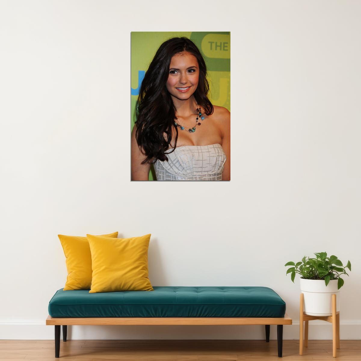 Nina Dobrev Tv Series Actor Fashion Model Poster Wall Art Print Home Wall Decor - xonomax