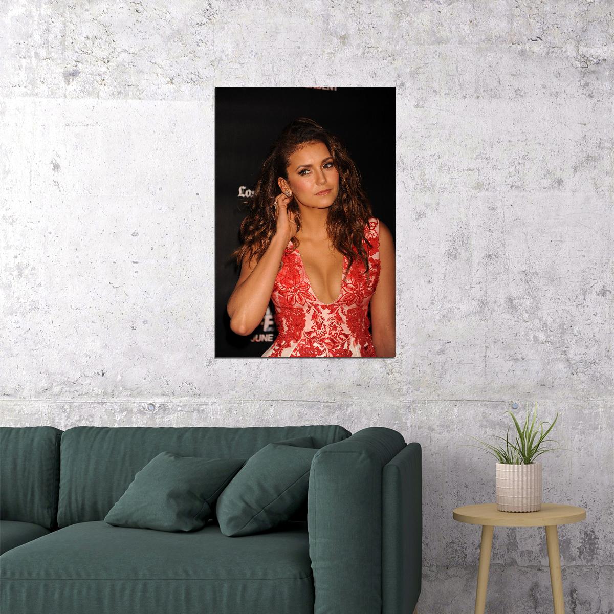 Nina Dobrev Tv Series Actress Female Model Poster Wall Art Print Home Wall Decor - xonomax