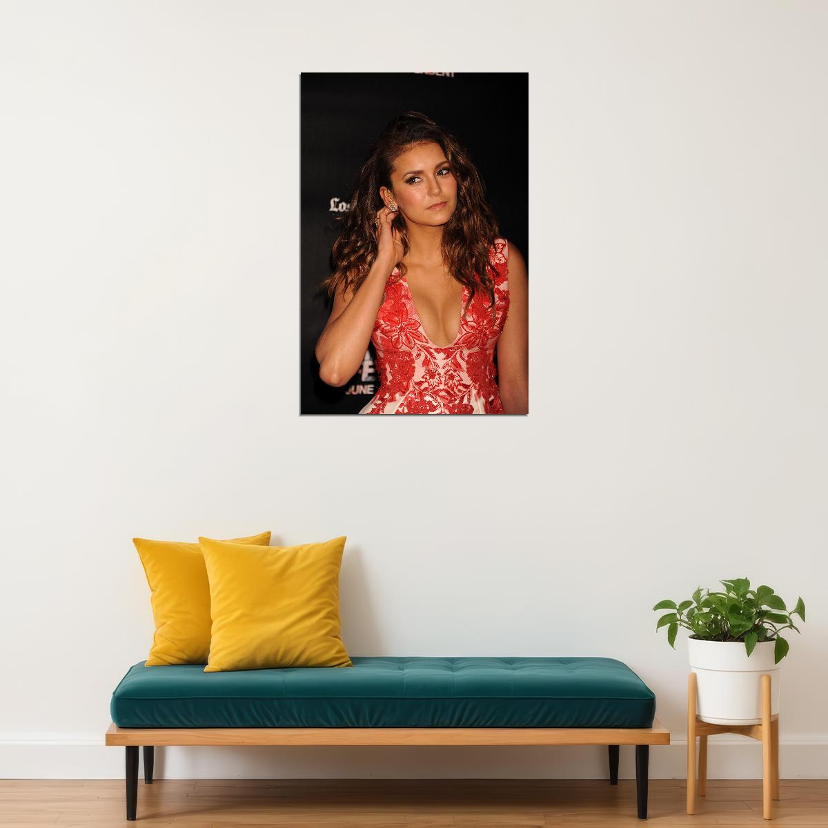 Nina Dobrev Tv Series Actress Female Model Poster Wall Art Print Home Wall Decor - xonomax