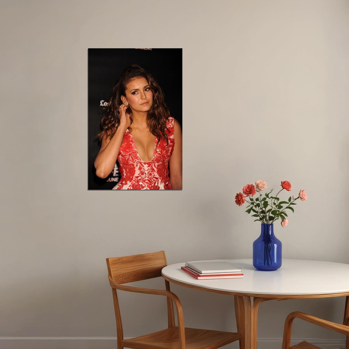 Nina Dobrev Tv Series Actress Female Model Poster Wall Art Print Home Wall Decor - xonomax