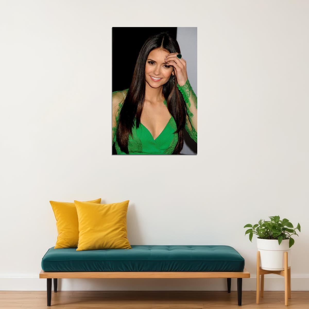 Nina Dobrev Tv Series Actress Beauty Model Poster Wall Art Print Home Wall Decor - xonomax