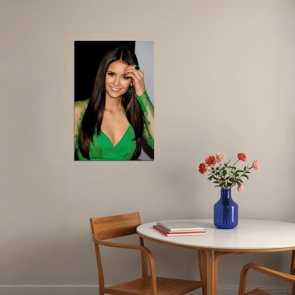 Nina Dobrev Tv Series Actress Beauty Model Poster Wall Art Print Home Wall Decor - xonomax