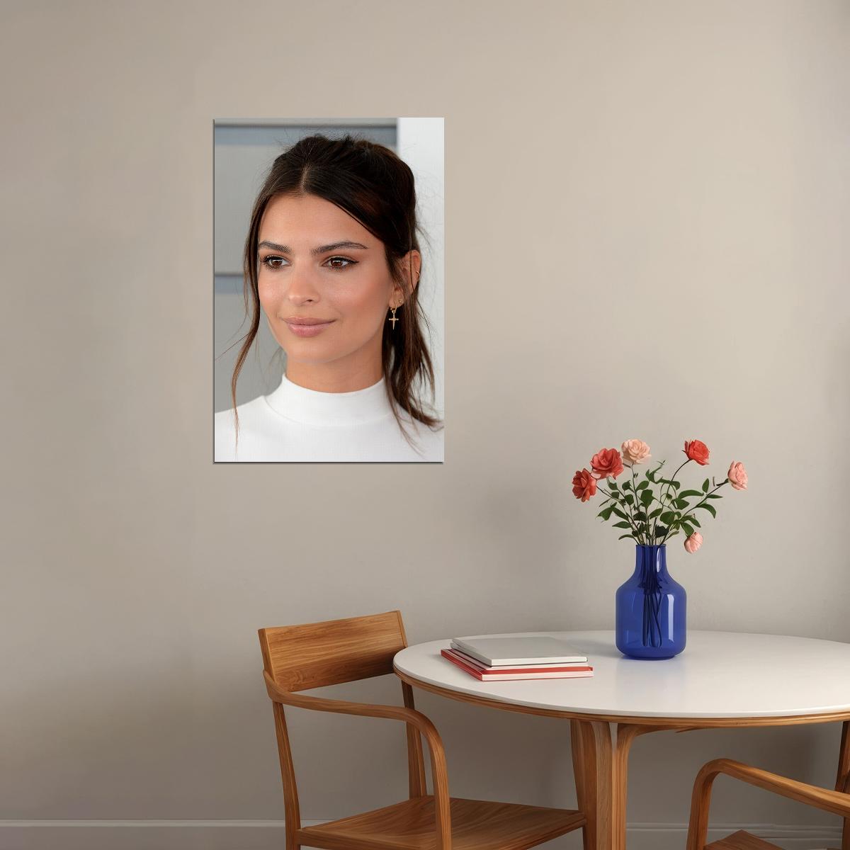 Emily Ratajkowski Cinema Actress Beauty Model Poster Wall Art Print Home Wall Decor - xonomax