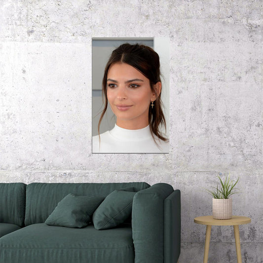 Emily Ratajkowski Cinema Actress Beauty Model Poster Wall Art Print Home Wall Decor - xonomax