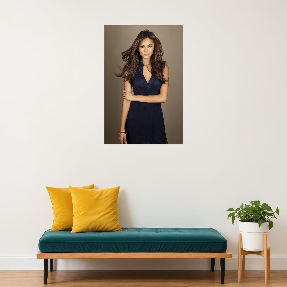 Nina Dobrev Celebrity Actor Beauty Model Poster Wall Art Print Home Wall Decor - xonomax
