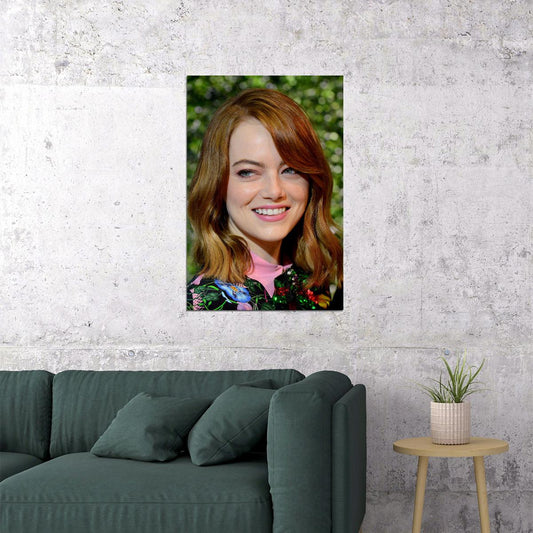 Emma Stone Celebrity Cinema Actor Voice Actor Poster Wall Art Print Home Wall Decor - xonomax