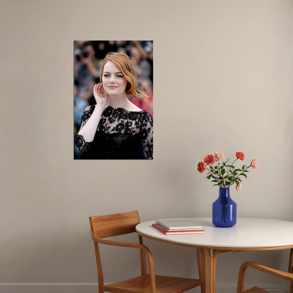 Emma Stone Celebrity Tv Series Actor Voice Actor Poster Wall Art Print Home Wall Decor - xonomax