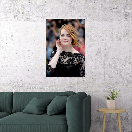 Emma Stone Celebrity Tv Series Actor Voice Actor Poster Wall Art Print Home Wall Decor - xonomax