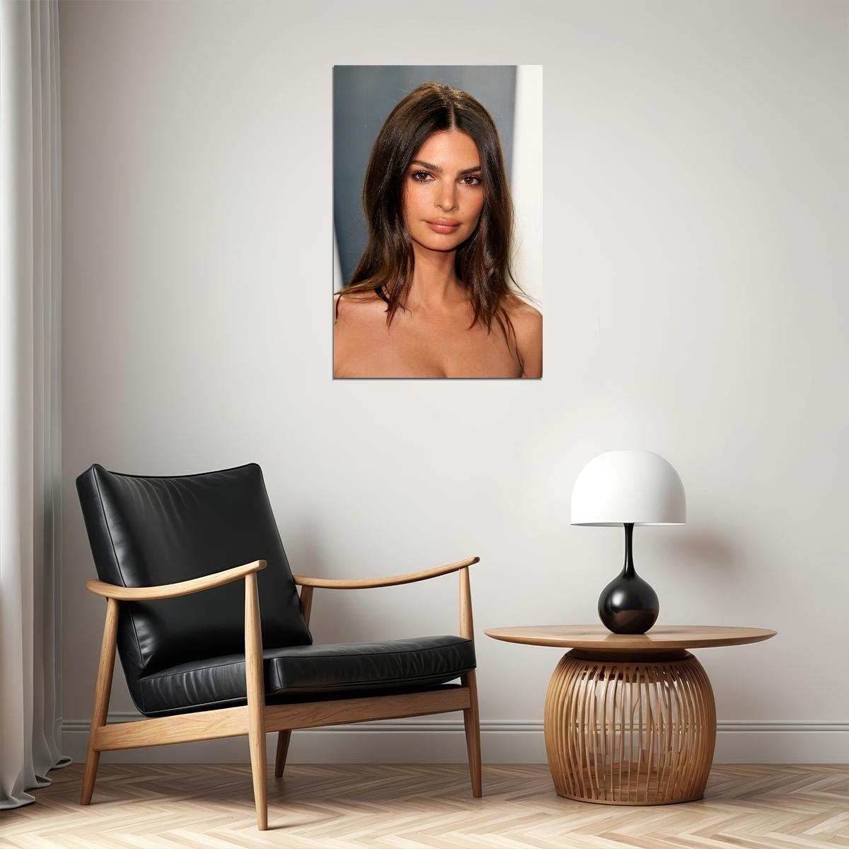 Emily Ratajkowski Movie Actress Beauty Model Poster Wall Art Print Home Wall Decor - xonomax