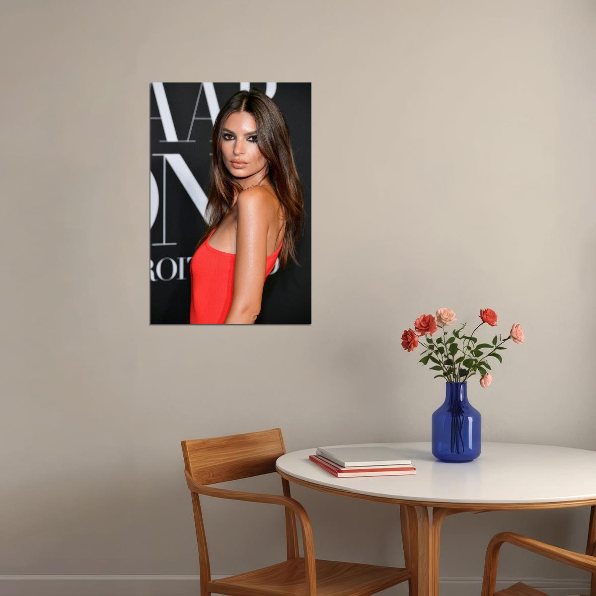 Emily Ratajkowski Celebrity Movie Actress Model Poster Wall Art Print Home Wall Decor - xonomax