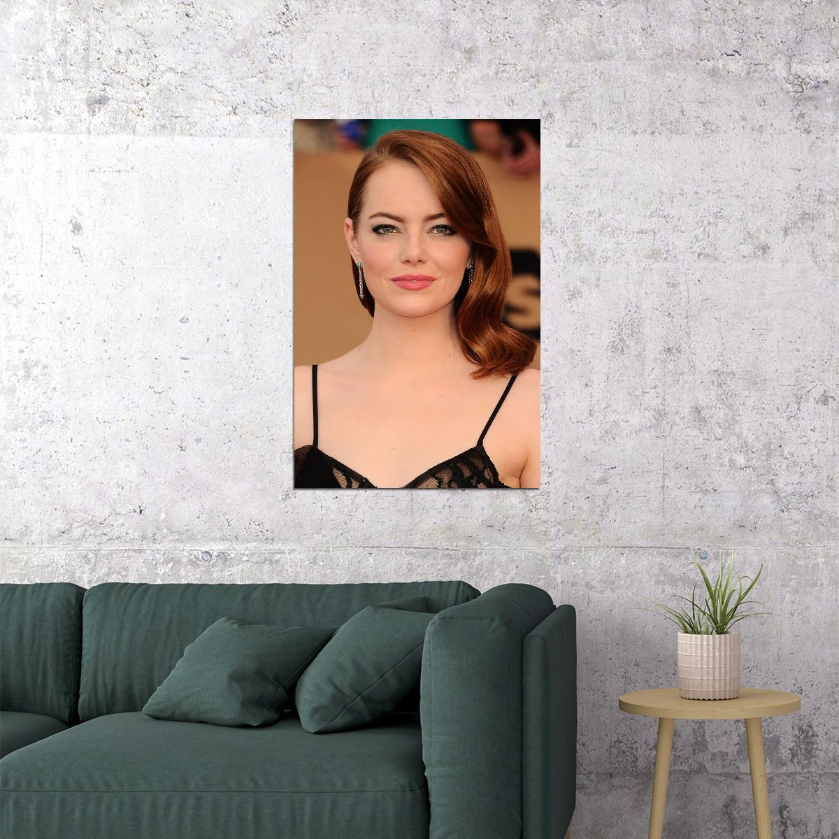 Emma Stone Celebrity Tv Series Actress Artist Poster Wall Art Print Home Wall Decor - xonomax