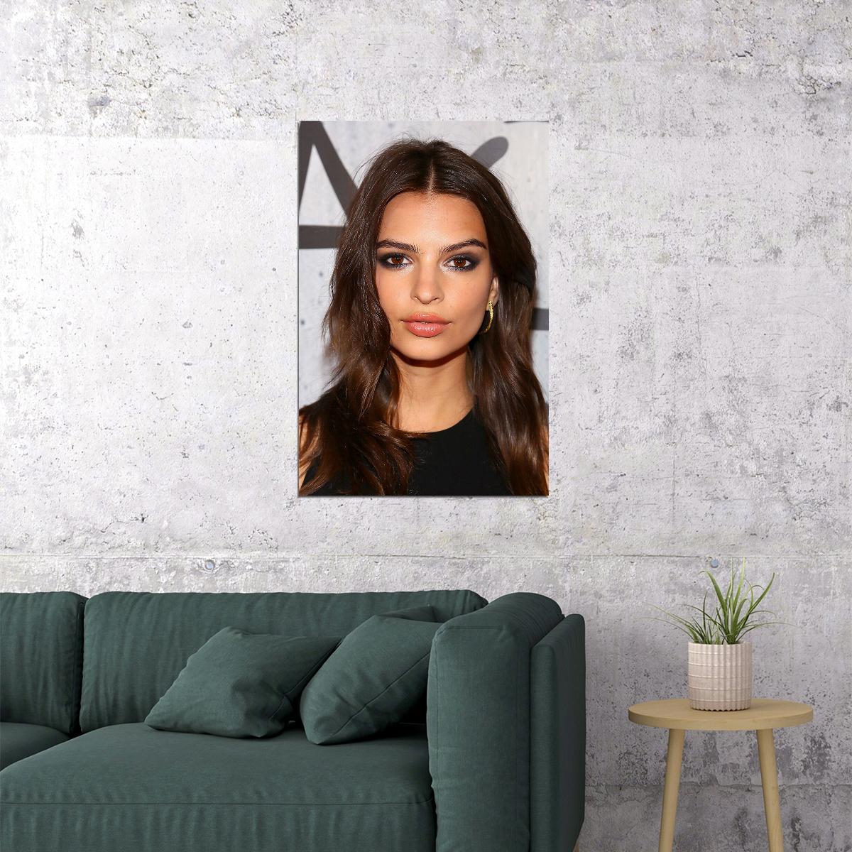 Emily Ratajkowski Celebrity Movie Actor Model Poster Wall Art Print Home Wall Decor - xonomax