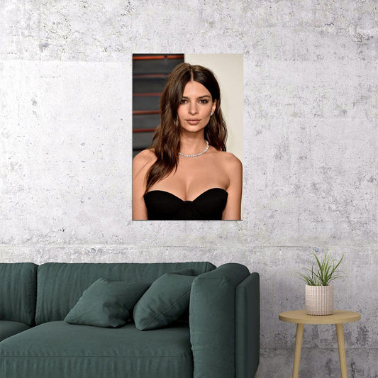 Emily Ratajkowski Celebrity Cinema Actor Model Poster Wall Art Print Home Wall Decor - xonomax