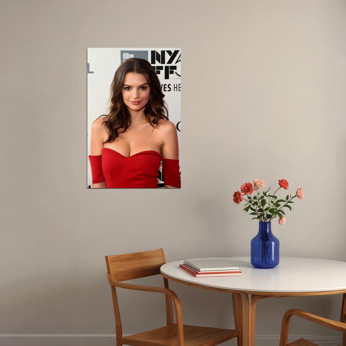 Emily Ratajkowski Celebrity Cinema Actress Model Poster Wall Art Print Home Wall Decor - xonomax