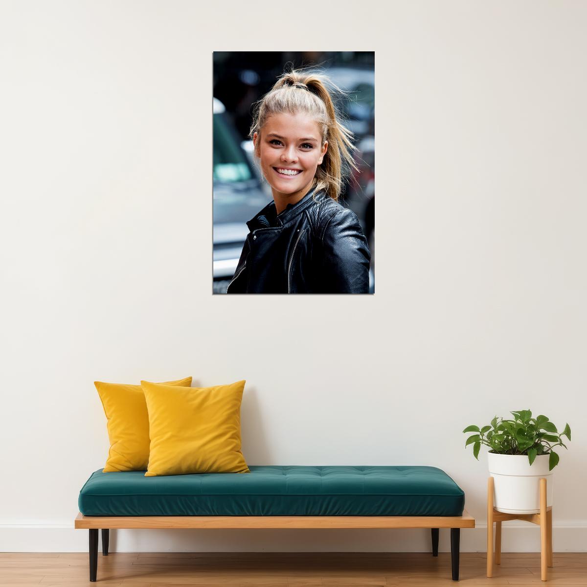 Nina Agdal Celebrity Beauty Model Movie Actor Poster Wall Art Print Home Wall Decor - xonomax