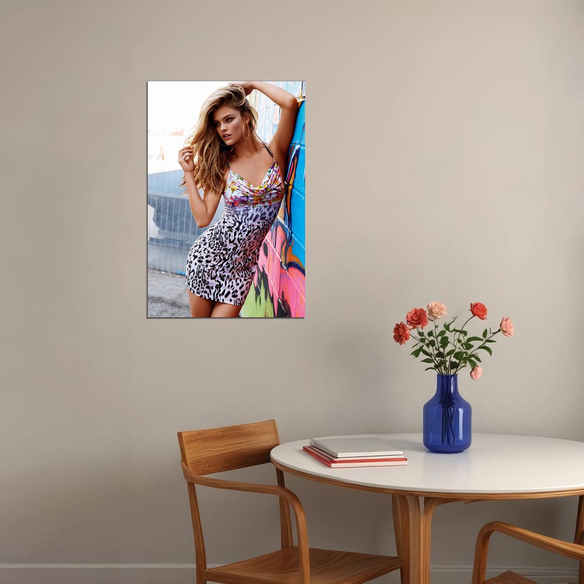 Nina Agdal Celebrity Model Cinema Actress Poster Wall Art Print Home Wall Decor - xonomax