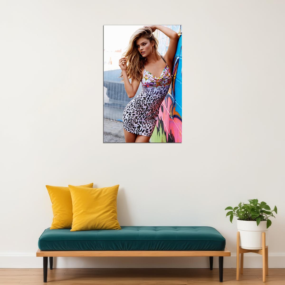 Nina Agdal Celebrity Model Cinema Actress Poster Wall Art Print Home Wall Decor - xonomax