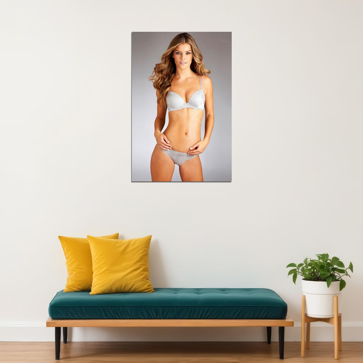 Nina Agdal Celebrity Female Model Actor Poster Wall Art Print Home Wall Decor - xonomax