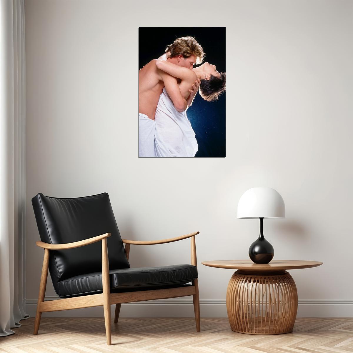 Patrick Swayze Demi Moore 80s 90s Cinema Actor Poster Wall Art Print Home Wall Decor - xonomax