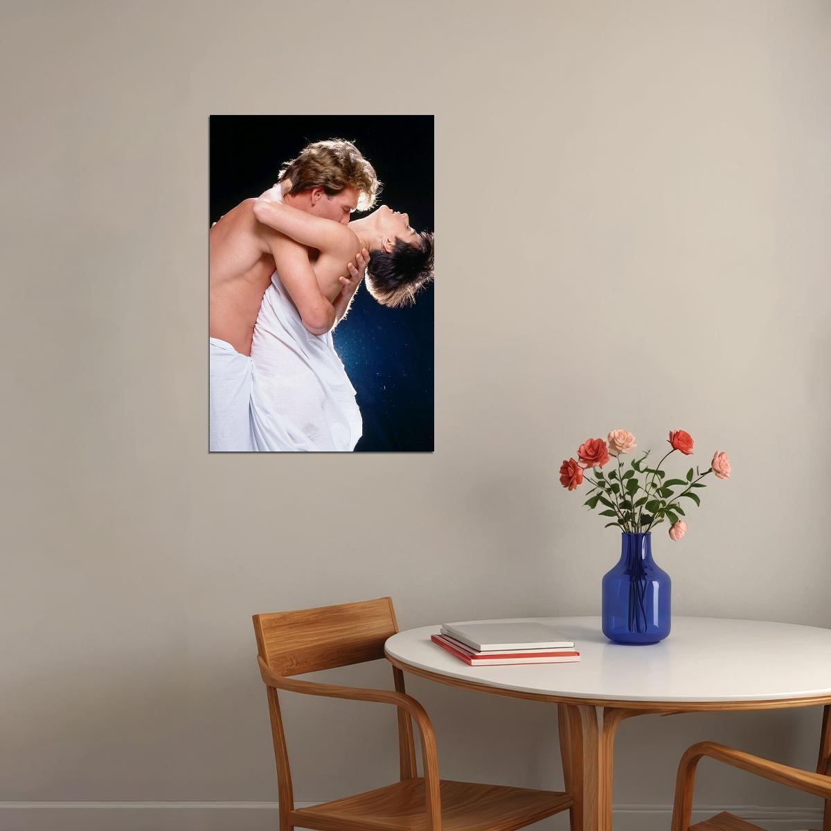 Patrick Swayze Demi Moore 80s 90s Cinema Actor Poster Wall Art Print Home Wall Decor - xonomax