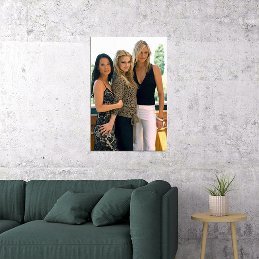 Charlie's Angels Vintage Action Movie Poster Wall Art Print Home Wall Decor - xonomax